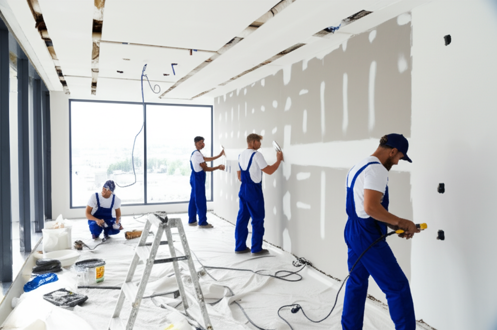 Canoga Park Drywall Services team